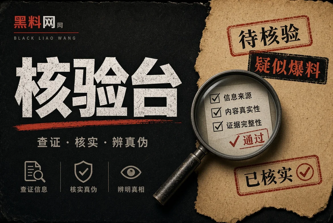 信息查证信息核验